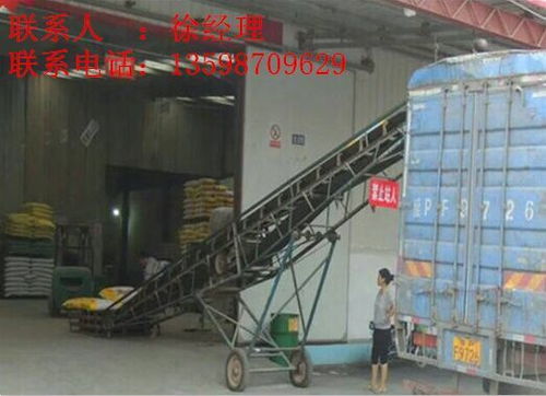 饲料厂装车输送机 运送整包饲料上车的机器 饲料装车 卸车输送机