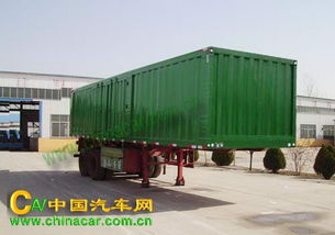 骜通 12.5米 27吨 2轴 厢式运输半挂车 lat9350xxy